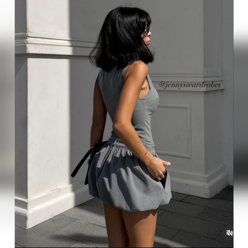 Zara balloon voluminous short dress size XS - Picture 8 of 14